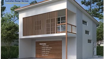 Granny Flat House Plan 2 Bedroom 2 Bathroom Australia